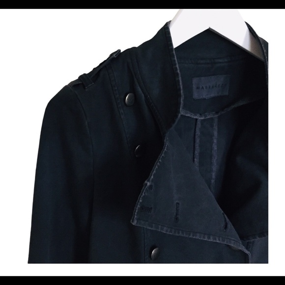 ANTHROPOLOGIE MARRAKECH Knit Cadet Button Front Jacket With Pockets Grey Small - Picture 4 of 10